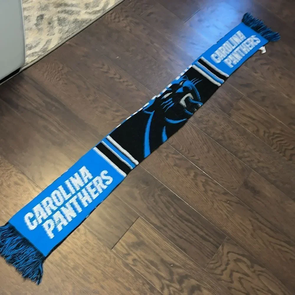 𝅺CAROLINA Panthers Football team winter unisex supporter North Carolina Scarf